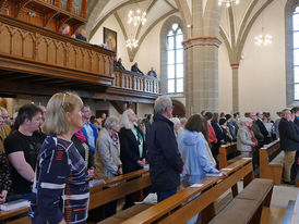 Feierlicher Gründungsgottesdienst der Pfarrei St. Heimerad (Foto: Karl-Franz Thiede)